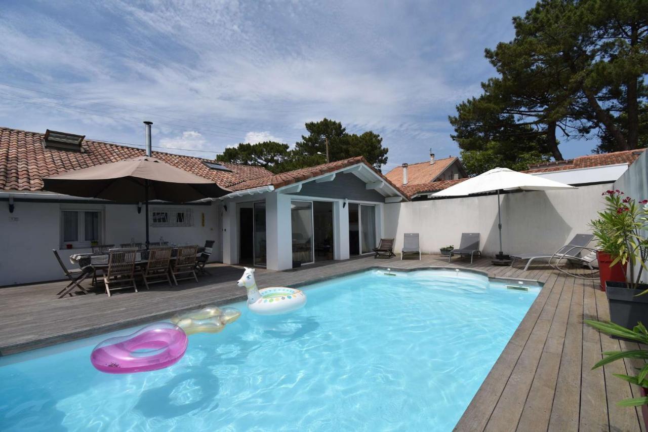 Location Vacances Capbreton Superbe Villa Avec Piscine Pour 8 Personnes Exterior foto